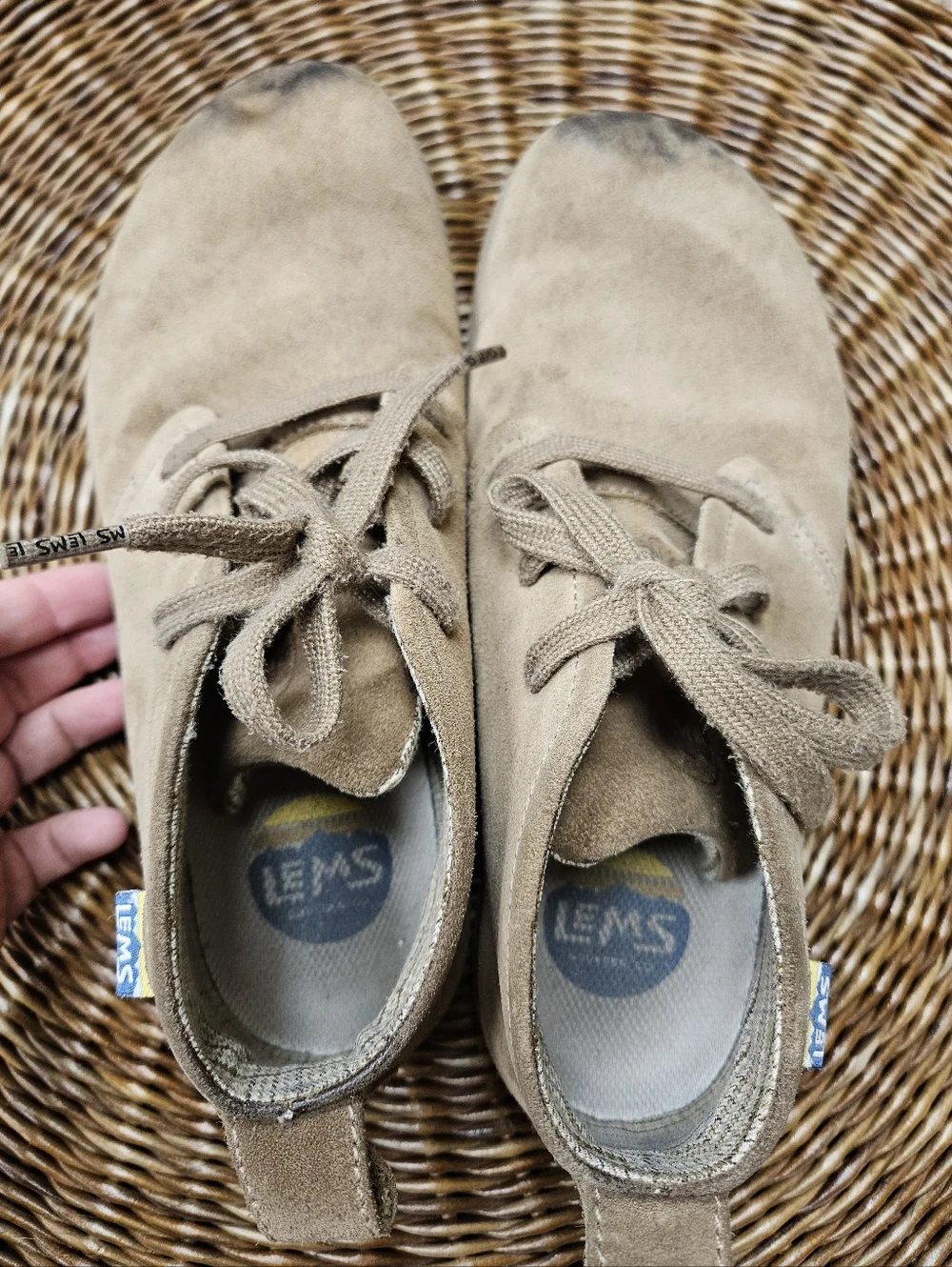 Lems Chukka Suede Boots Lion's Mane Brown Minimalist Barefoot Shoes Men's 8